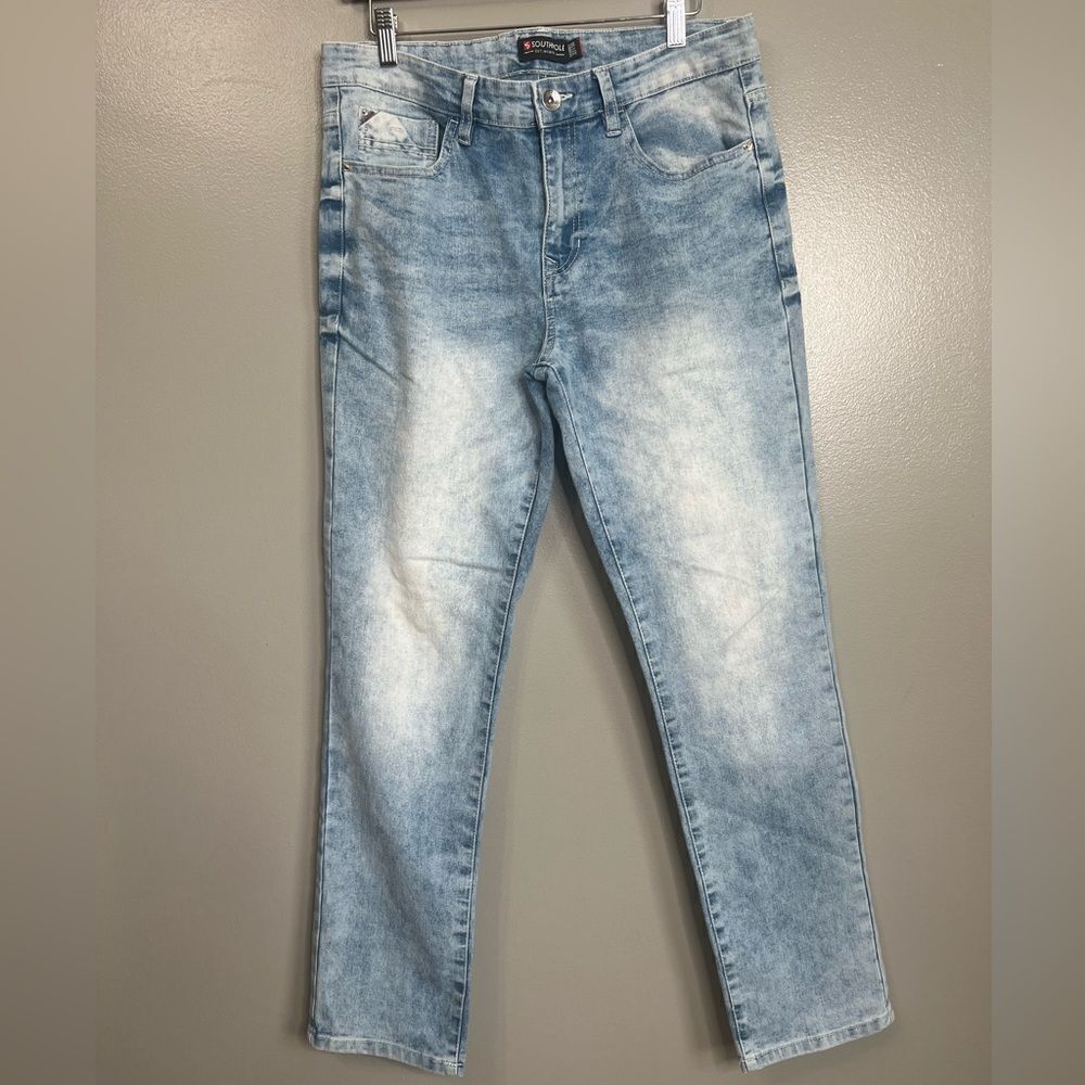 South pole skinny jeans light blue size 32 grunge streetwear